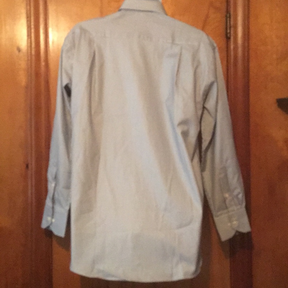Alara Dress Shirt Egyptian Cotton Navy 15.5 32/33 - Picture 5 of 8